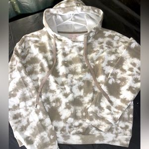 Pink Lily Cropped Hoodie